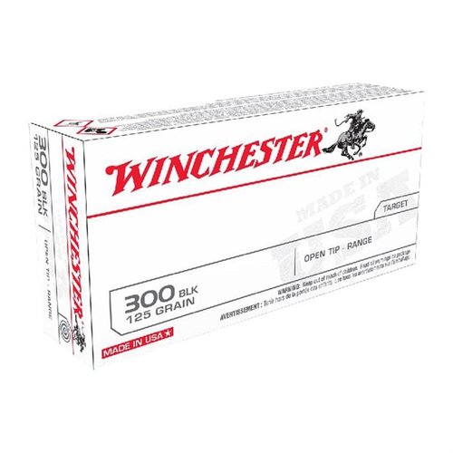 Winchester USA 300BLK 200gr FMJ-OT Sub Sonic Ammunition - 20rds - USA300BLKX