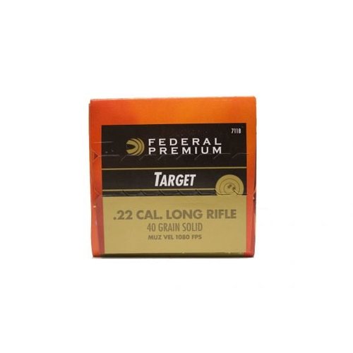 Federal .22 LR 40 gr Gold Medal Rimfire 500 Rounds Ammunition - 711B