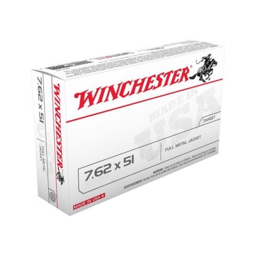 Winchester M80 149 gr FMJ 7.62x51 Ammo 20 Rounds - WM80