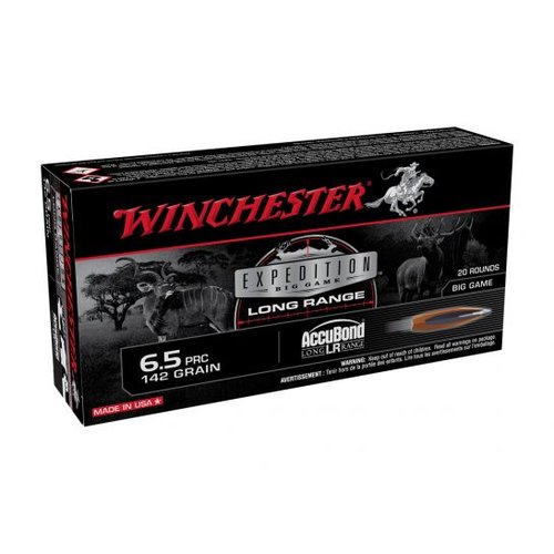Winchester Expedition Big Game 142 gr Accubond 6.5 PRC Ammunition 20 Rounds - S65PLR