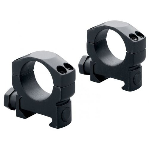 Leupold Mark 4 35mm High Aluminum Ring Mounts, Matte Black - 120180