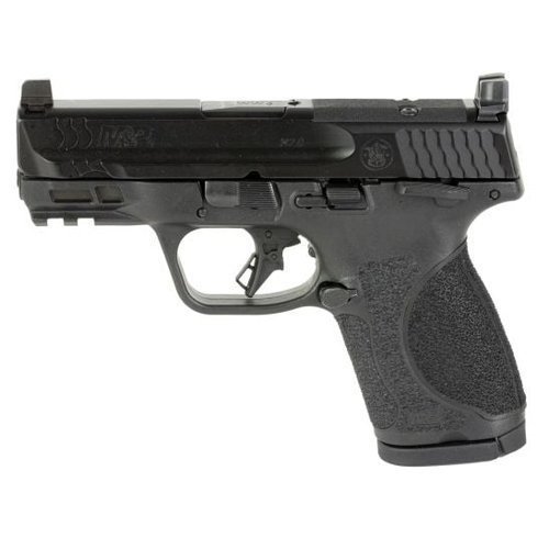 Smith & Wesson M&P 2.0 9mm Pistol, 3.6" Barrel, Optic Height Sights, Black - 13570