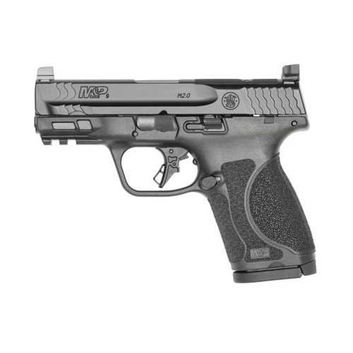 Smith & Wesson M&P 2.0 9mm Pistol, 3.6" Barrel, Optic Height Sights, Black - 13571