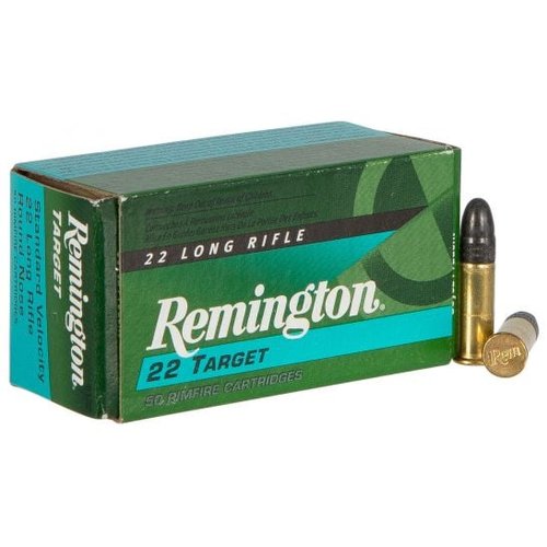 Remington 22 Target 40 gr Round Nose .22lr Ammo, 100/box - 6122