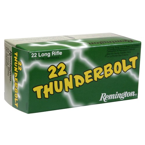 Remington 22 Long Rifle 40gr RN Thunderbolt Rimfire Ammunition 50rds - TB22A