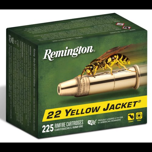 Remington Yellow Jacket 22 LR Ammo 33 Grain TCHP 225rds - YJ225