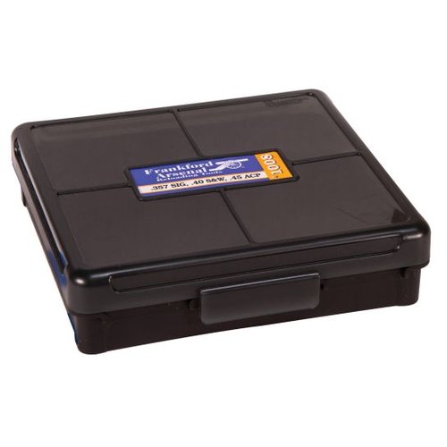 Frankford Arsenal 100 Round Ammo Box, fits 10mm, 40S&W, 45ACP, Gray - 1083798