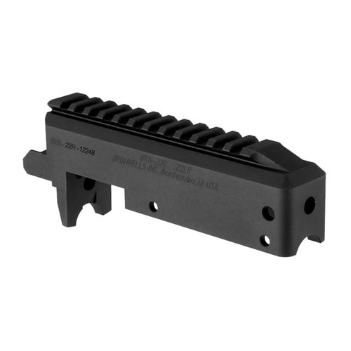 Brownells BRN-22R Stripped Railed Receiver, Black