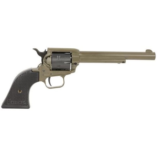 Heritage Manufacturing Rough Rider .22LR Revolver 6.50" 6rds, OD Green/Black - RR22T6