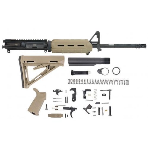 PSA 16" M4 Carbine Length 5.56 NATO 1/7 Nitride MOE FDE Rifle Kit - 77932973