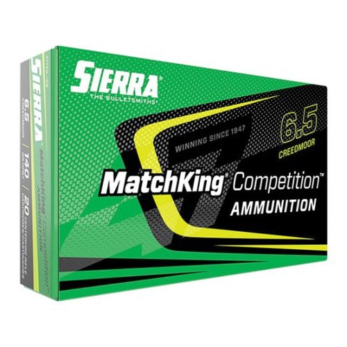 Sierra MatchKing 6.5 Creedmoor 140 gr Ammo SMBTHP - 20rds - A174005