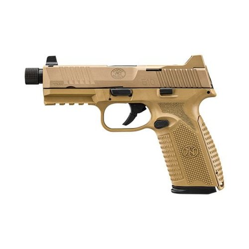 FN FN 510T 10mm Pistol, 4.71" Barrel, Night Sights, Flat Dark Earth - 66101378