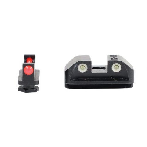 PSA Dagger TruGlo Pro Red Fiber Optic Front, White Tritium Rear Sight Set