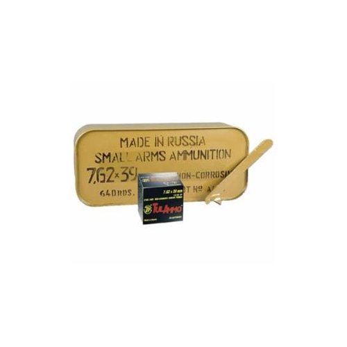 Tula 7.62x39mm 122gr HP Steel Cased Ammunition (640rd Sealed Tin) - UL076205