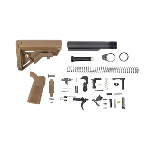 PSA B5 Systems Lower Build Kit with Bravo Stock, Coyote